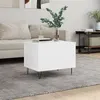 Image de vidaXL Table basse Blanc 60x44,5x45 cm Bois d'ingénierie
