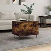 Image de vidaXL Table basse Chêne fumé 60x44,5x45 cm Bois d'ingénierie830953