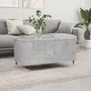 Image de vidaXL Table basse Gris bÃ©ton 90x44,5x45 cm Bois d'ingÃ©nierie