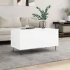 Image de vidaXL Table basse Blanc 90x44,5x45 cm Bois d'ingénierie830972