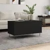 Image de vidaXL Table basse Noir 90x44,5x45 cm Bois d'ingénierie830973