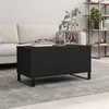 Image de vidaXL Table basse Noir 90x44,5x45 cm Bois d'ingénierie830981