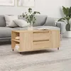 Image de vidaXL Table basse chêne sonoma 102x44,5x50 cm bois d'ingénierie