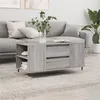 Image de vidaXL Table basse sonoma gris 102x44,5x50 cm bois d'ingénierie