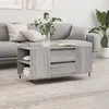 Image de vidaXL Table basse sonoma gris 102x44,5x50 cm bois d'ingÃ©nierie