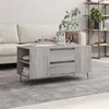 Image de vidaXL Table basse sonoma gris 102x44,5x50 cm bois d'ingénierie
