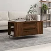 Image de vidaXL Table basse chÃªne marron 102x44,5x50 cm bois d'ingÃ©nierie