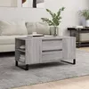 Image de vidaXL Table basse sonoma gris 102x44,5x50 cm bois d'ingénierie