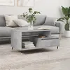 Image de vidaXL Table basse Gris béton 90x49x45 cm Bois d'ingénierie