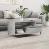 Image de vidaXL Vidaxl Table Basse Gris B¿¿Ton 90x49x45 Cm Bois D'ing¿¿Nierie