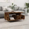 Image de vidaXL Table basse Chêne fumé 90x49x45 cm Bois d'ingénierie831017