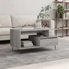 Image de vidaXL Table basse Sonoma gris 90x49x45 cm Bois d'ingénierie