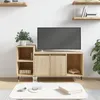 Image de vidaXL Meuble TV Chêne sonoma 100x35x55 cm Bois d'ingénierie