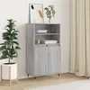 Image de vidaXL Buffet haut Sonoma gris 60x36x110 cm Bois d'ingénierie831482