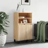 Image de vidaXL Buffet haut Chêne sonoma 60x36x110 cm Bois d'ingénierie831495