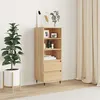 Image de vidaXL Buffet haut Chêne sonoma 40x36x110 cm Bois d'ingénierie