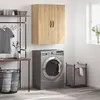 Image de vidaXL Armoire murale chêne sonoma 69,5x34x90 cm bois d'ingénierie834981