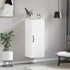 Image de vidaXL Armoire murale blanc 34,5x34x90 cm bois d'ingÃ©nierie