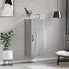 Image de vidaXL Armoire murale sonoma gris 34,5x34x90 cm bois d'ingÃ©nierie