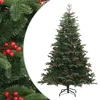 Image de vidaXL Sapin de Noël artificiel avec pommes de pin et baies 180 cm358376