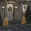Image de vidaXL DÃ©coration lumineuse arbre de NoÃ«l avec piquets 80 LED 60 cm