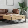 Image de vidaXL Table basse chÃªne sonoma 100x99x40 cm bois d'ingÃ©nierie