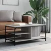 Image de vidaXL Table basse Sonoma gris 100x50x45 cm Bois d'ingénierie835307