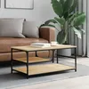 Image de vidaXL Table basse chÃªne sonoma 90x49x40 cm bois d'ingÃ©nierie