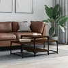 Image de vidaXL Table basse chêne marron 102x60x45 cm bois d'ingénierie835318