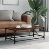 Image de vidaXL Table basse Chêne fumé 100x50x35 cm Bois d'ingénierie835331
