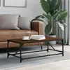 Image de vidaXL Table basse Chêne marron 100x50x35 cm Bois d'ingénierie835333