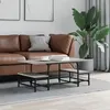 Image de vidaXL Table basse sonoma gris 100x50,5x40 cm bois d'ingénierie835377