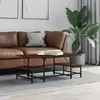 Image de vidaXL Table basse chêne marron 100x50,5x40 cm bois d'ingénierie835378