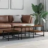 Image de vidaXL Tables basses gigognes 2 pcs chêne marron bois d'ingénierie835398