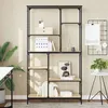 Image de vidaXL Bibliothèque chêne sonoma 99x35,5x176 cm bois ingénierie acier