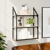 Image de vidaXL Étagère murale 3 niveaux chêne sonoma 60x21x78,5 cm