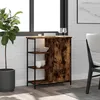 Image de vidaXL Vidaxl Buffet Chêne Fumé 70x30x80 Cm Bois D'ingénierie