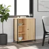 Image de vidaXL Buffet chÃªne sonoma 70x30x80 cm bois d'ingÃ©nierie