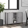 Image de vidaXL Buffet sonoma gris 100x35x70 cm bois d'ingénierie835517