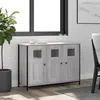 Image de vidaXL Buffet sonoma gris 100x35x70 cm bois d'ingénierie