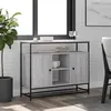 Image de vidaXL Buffet sonoma gris 100x35x80 cm bois d'ingénierie835542