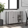 Image de vidaXL Buffet sonoma gris 100x33x75 cm bois d'ingénierie835552