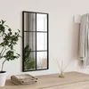 Image de vidaXL Miroir mural noir 30x60 cm rectangulaire fer358641