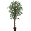 Image de vidaXL vidaXL Érable artificiel 224 feuilles 80 cm vert