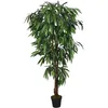 Image de vidaXL vidaXL Manguier artificiel 600 feuilles 150 cm vert