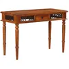 Image de vidaXL Vidaxl Bureau Avec Tiroir 110x50x76 Cm Bois D'acacia Solide