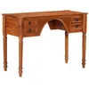 Image de vidaXL Bureau avec tiroirs 110x50x76 cm bois d'acacia solide
