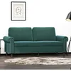 Image de vidaXL CanapÃ© Ã  2 places Vert foncÃ© 140 cm Velours