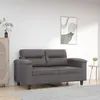 Image de vidaXL Canapé à 2 places Gris 120 cm Similicuir359580