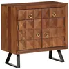 Image de vidaXL Armoire Ã  tiroirs marron miel 70x35x70 cm bois massif d'acacia
